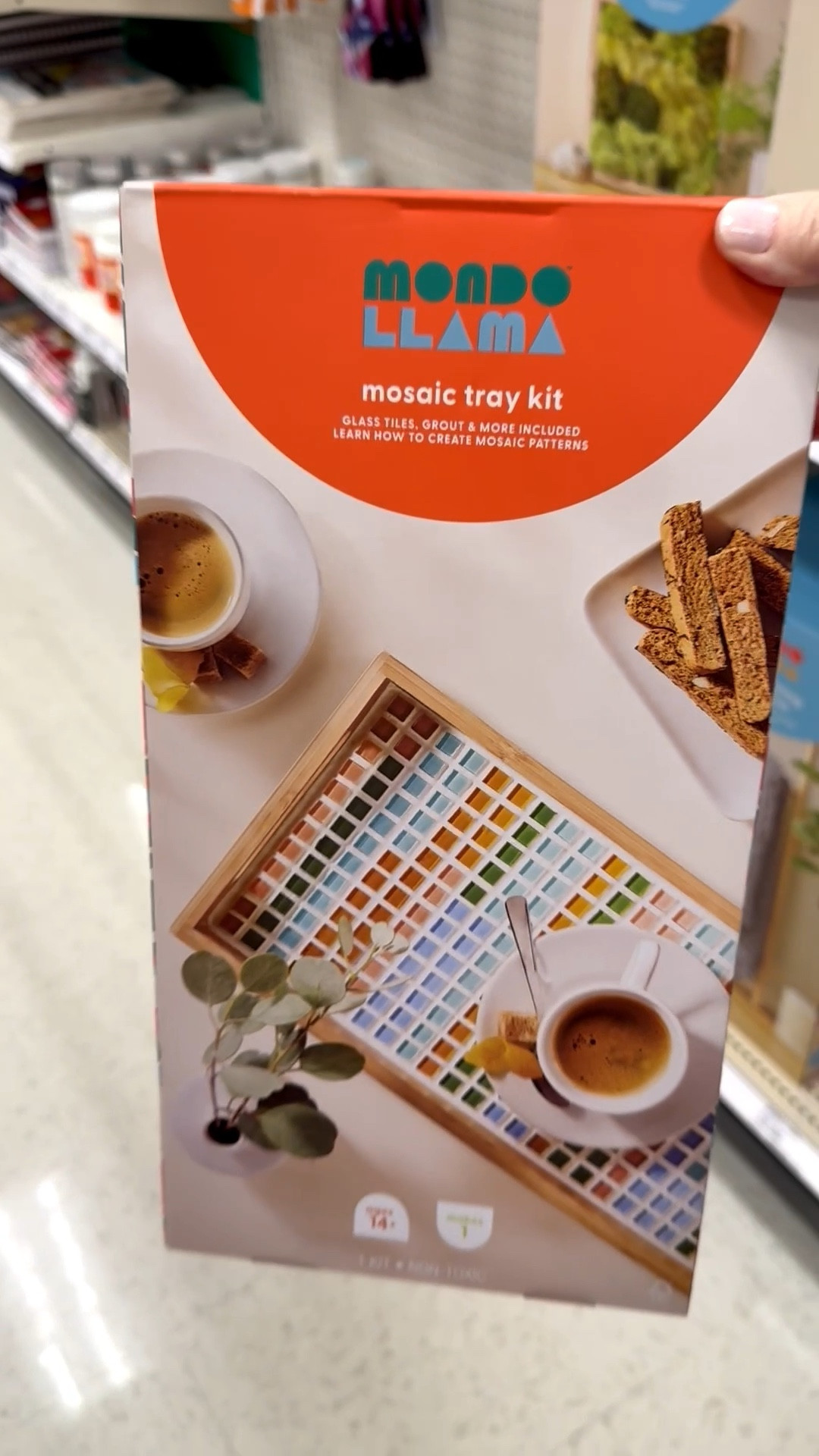 Kits are a great way to get your feet wet with mosaic making. This one includes everything you need to make a mosaic tray, including the actual tray, tile pieces, adhesive, grout, and supplies. The best part: no tools required!

And if you decide you’d like to learn more about mosaics including how to use cutting tools so you can work with all kinds of materials please visit my YouTube channel: YouTube.com/julieweilbacher, and follow @julieweilbacher on Instagram.

#craftkit #mosaictray #diyhomedecor #mosaickit #target #mosaictile #breakfasttray #craftsnight #momsnightout #kidscrafts

#LTKHome #LTKKids #LTKmomlife