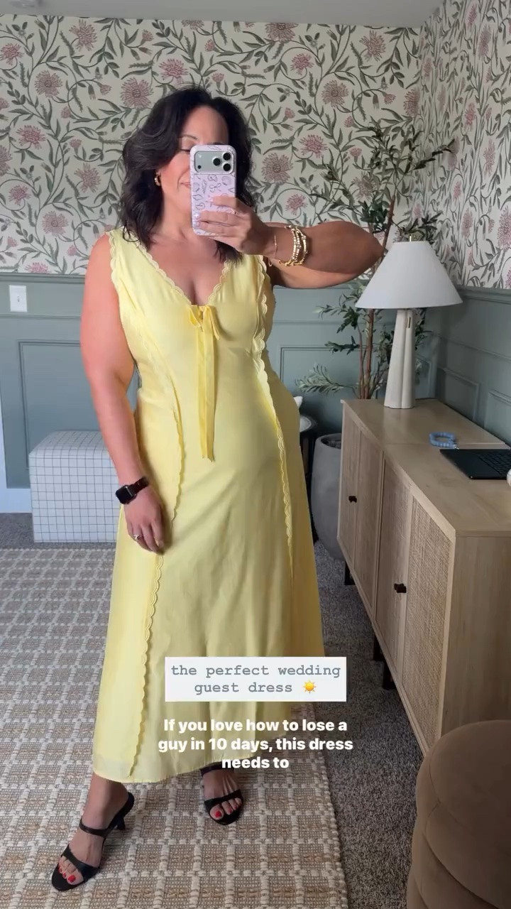 the perfect wedding guest dress ☀️

#LTKootd #LTKMidsize #LTKBeauty