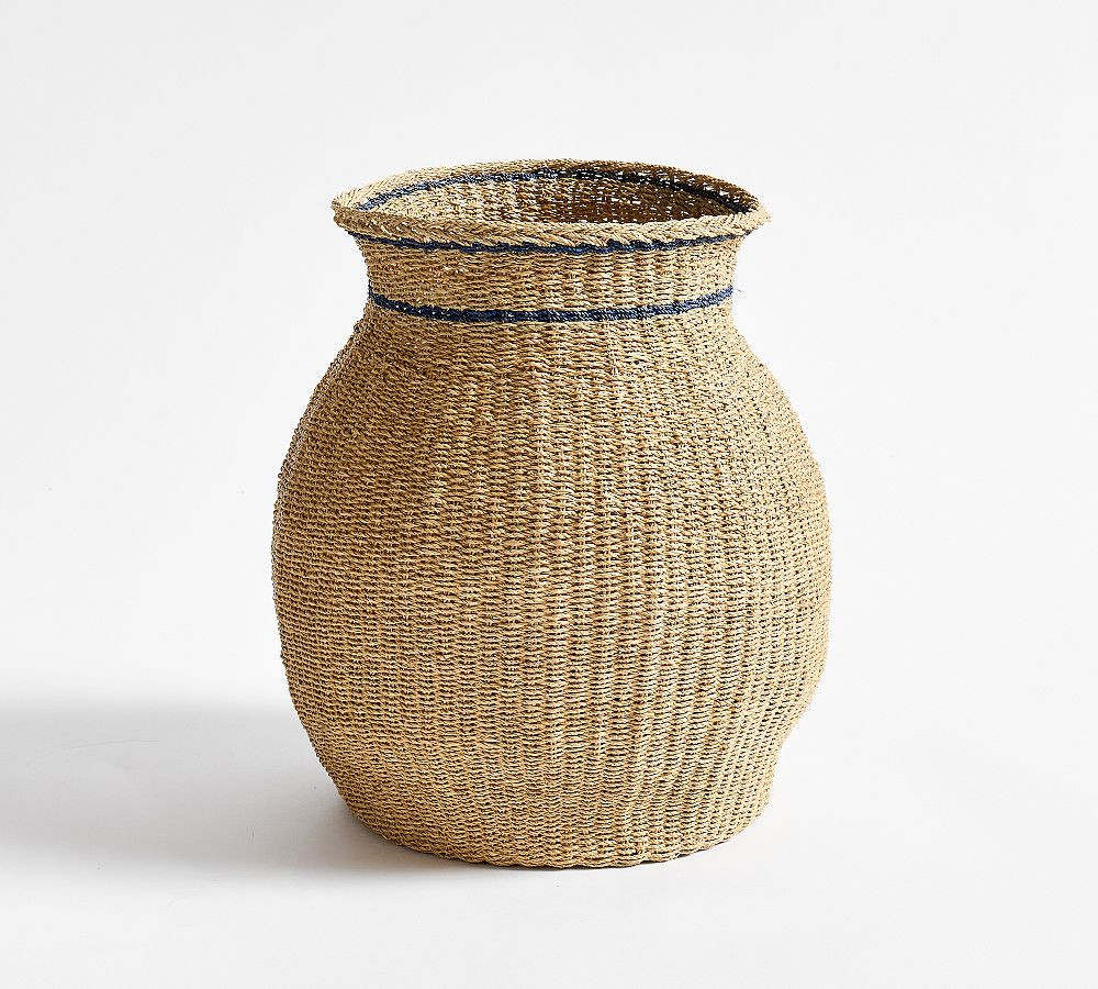 Woven Stripe Vase Large | Pottery Barn (US)
