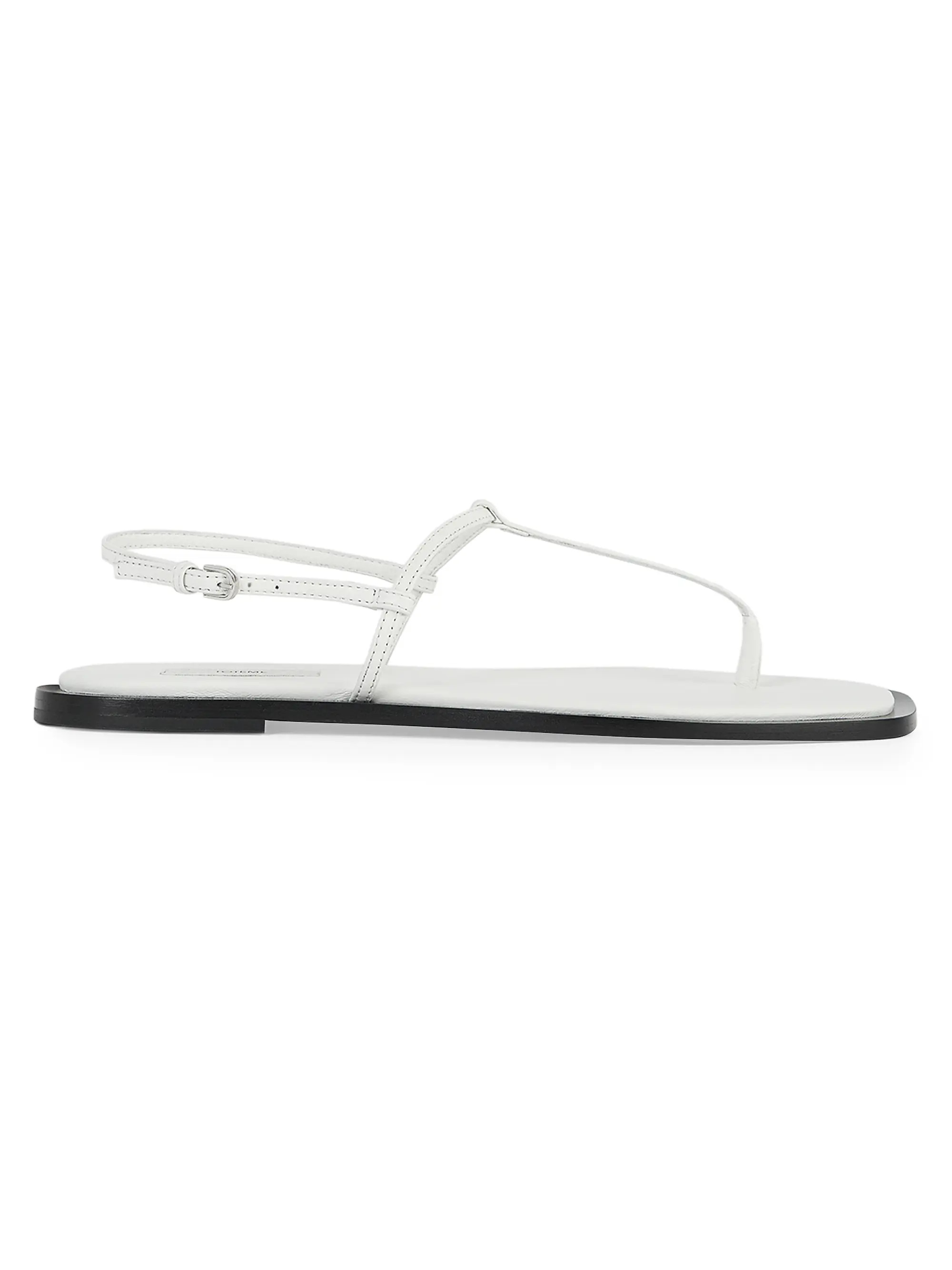 Purist T-Strap Nappa Leather Sandals | Saks Fifth Avenue