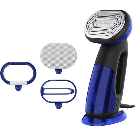 Handheld Fabric 2-in-1 Steam and Iron Garment Steamer One Size Black/Blue | Walmart (US)