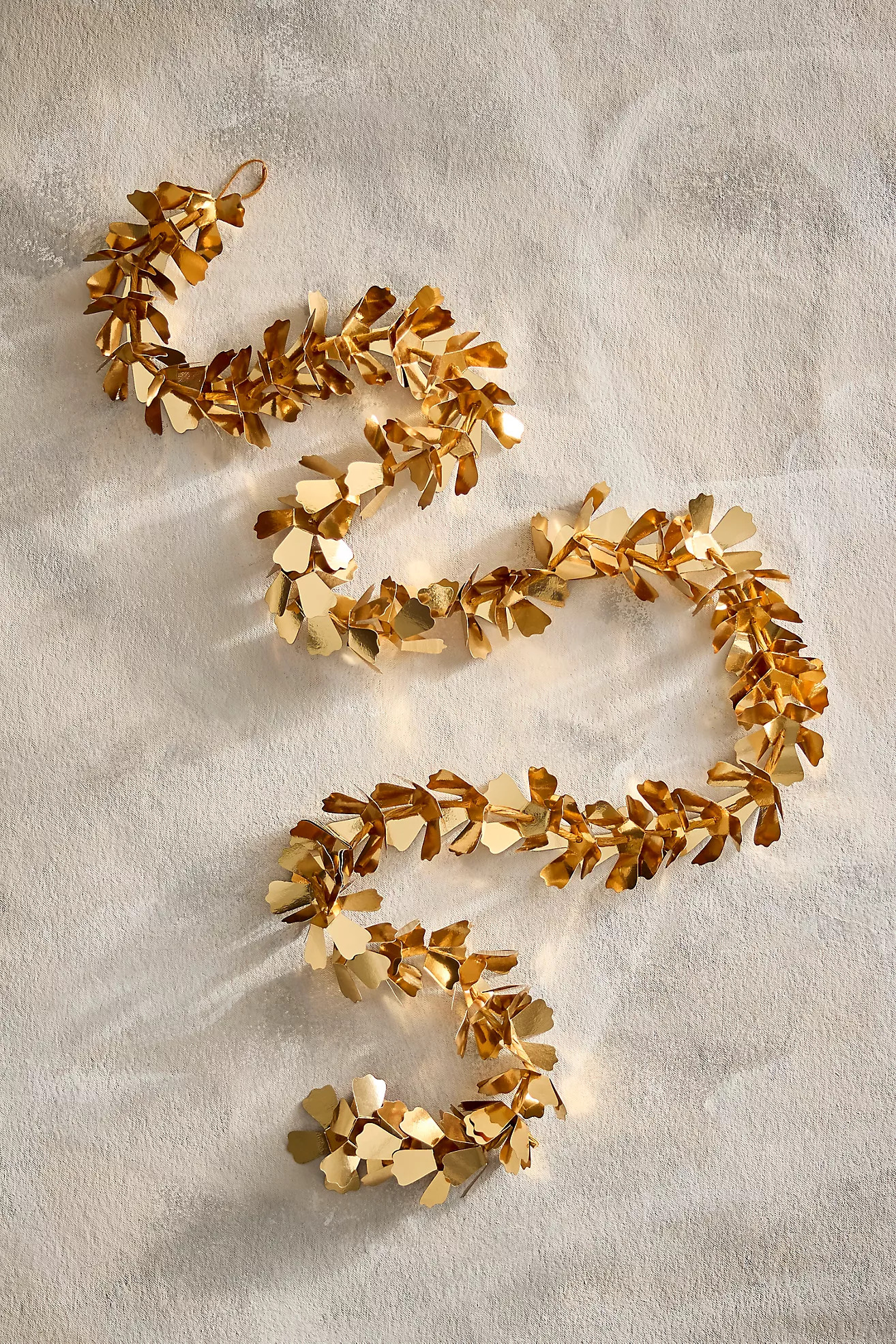 Golden Flowers Paper Garland | Terrain