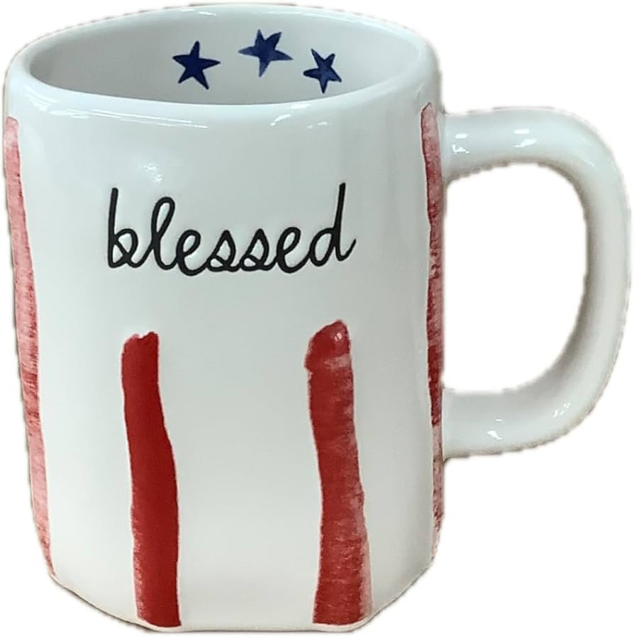 Amazon.com | Rae Dunn Patriotic Fourth of July Labor Memorial Day Coffee Tea Ceramic Mug (Sweet S... | Amazon (US)