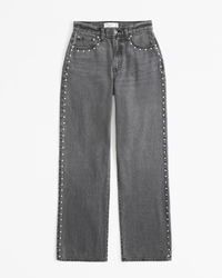 grey with studs | Abercrombie & Fitch (US)