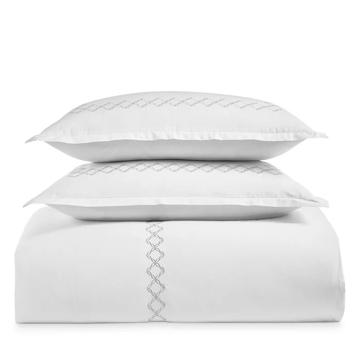 Embroidered Percale Duvet Cover Set, Full/Queen - 100% Exclusive | Bloomingdale's (US)