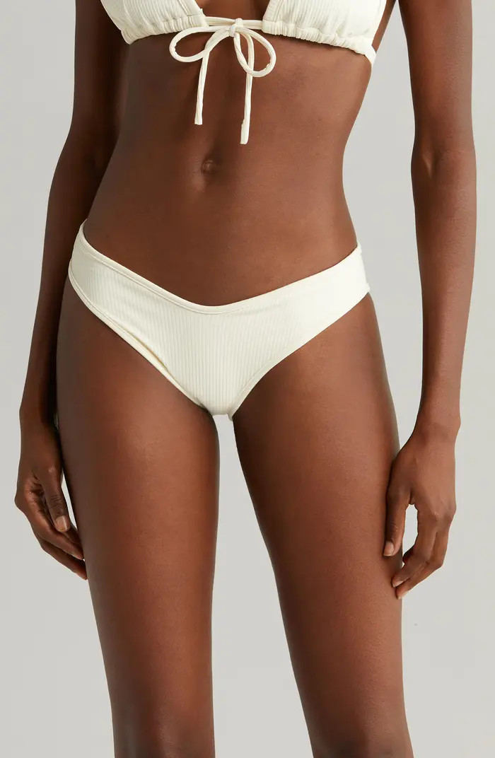 MONTCE Lulu Rib Bikini Bottoms | Nordstrom | Nordstrom