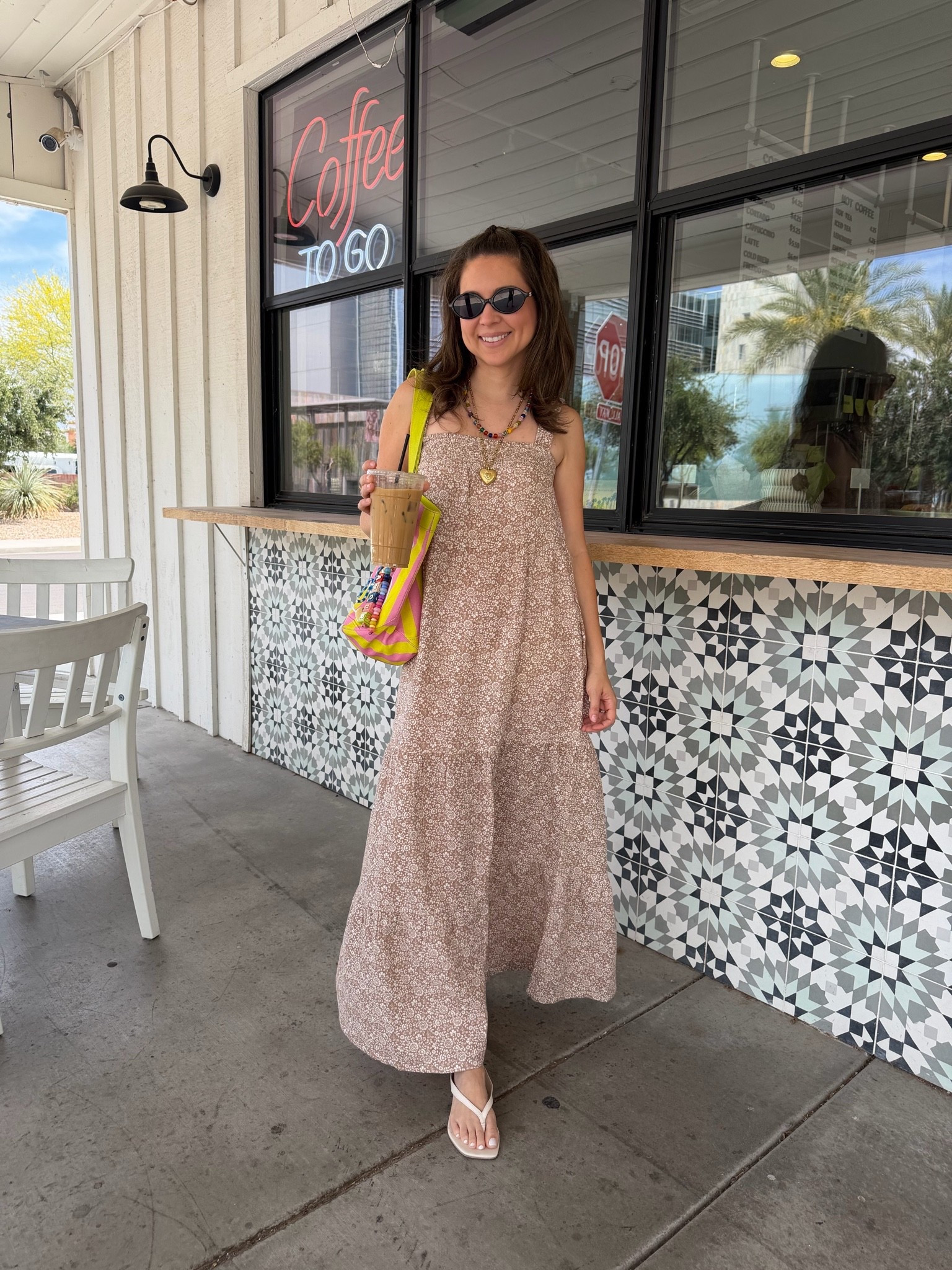 Under 5’3” and wearing a maxi dress with confidence because the fit is everything. Details on 

Dress XS 
Sandals tts 5

#LTKgrwm #LTKPetite