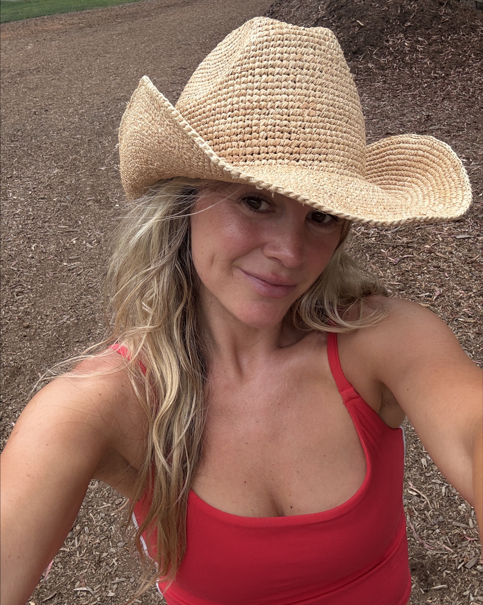 Beach summer straw cowboy hat 

#LTKStyleTip #LTKSeasonal #LTKSwim