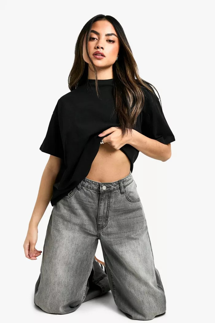 Boohoo basics oversized t-shirt | Boohoo.com (UK & IE)