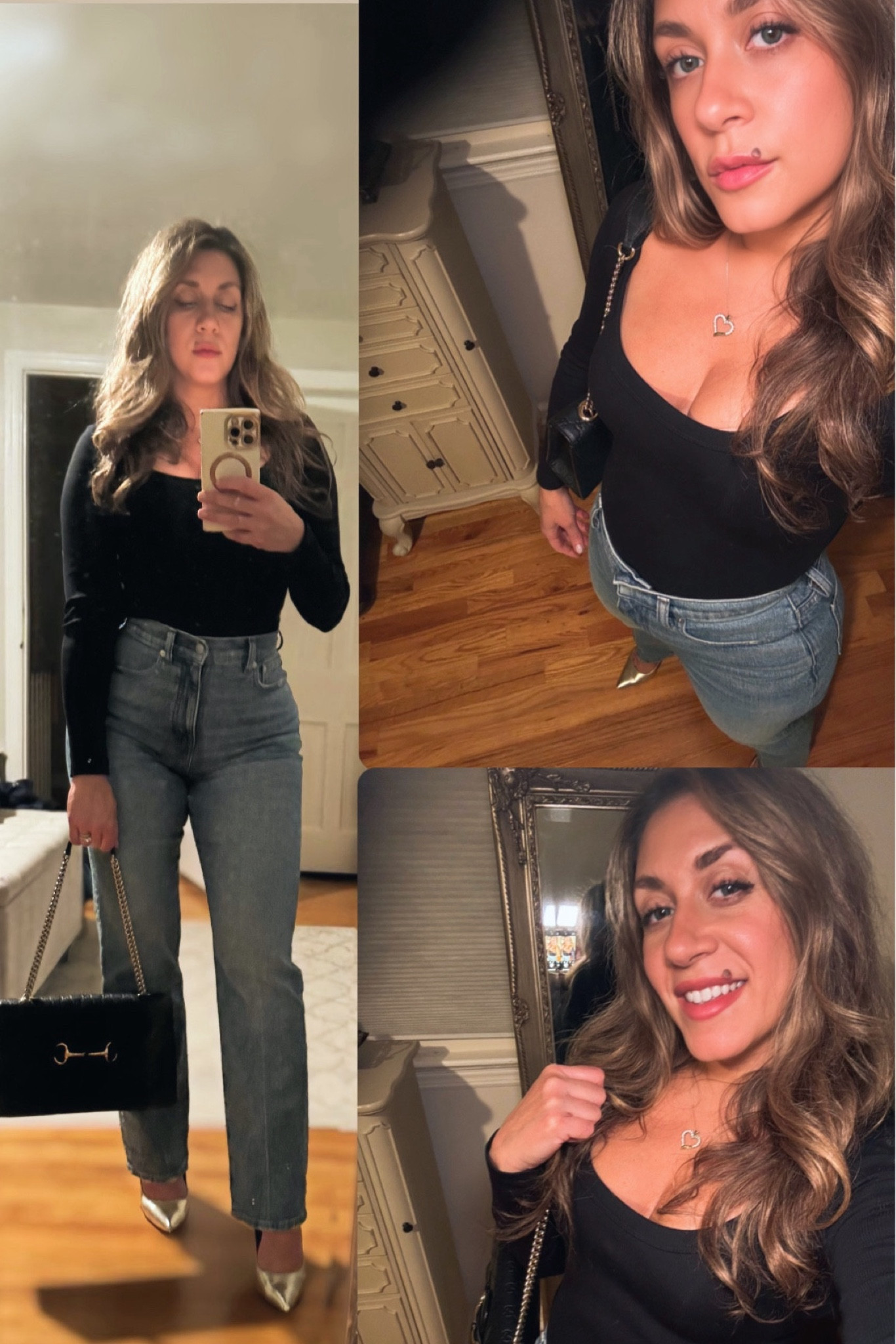 90’s but now. I love this updated take on the classic jeans and T-shirt because it’s just right for me.
This straight leg jean is as “baggy” as I’ll go and that’s because the latest baggy styles just don’t flatter a petite and curvy figure. While I’m 5’3”, I also don’t fit into petite sizes because they are always just too short in the legs and arms. I’m wearing Madewell’s 90’s jean in regular inseam. I did NOT opt for the “curvy” version of this because it had way more fabric and looked clownish on my frame. This denim has no stretch, and I’m wearing a size 26 regular. I’m usually an xs or xxs in Madewell tops, although this one is from another brand. Similar style linked. #ltkdenim #madewell #90sstyle

#LTKStyleTip #LTKSeasonal