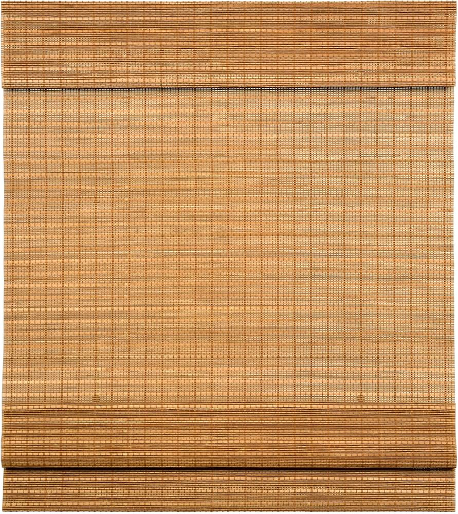 LazBlinds Cordless Bamboo Roman Shades, Light Filtering Window Treatment, Roll Up Bamboo Blinds f... | Amazon (US)