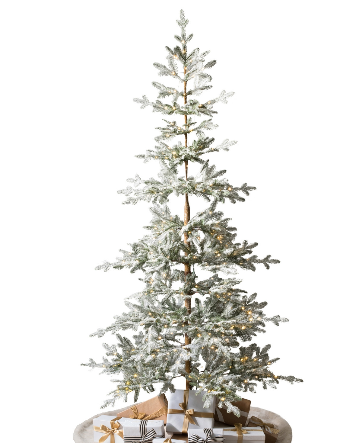 Balsam Hill 9 ft Pre-Lit Frosted Alpine Balsam Tree - White | Macy's