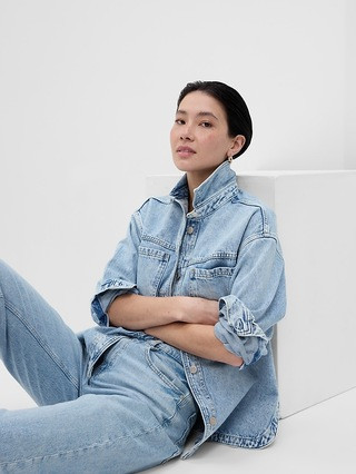 Denim Shirt Jacket with Washwell | Gap (US)