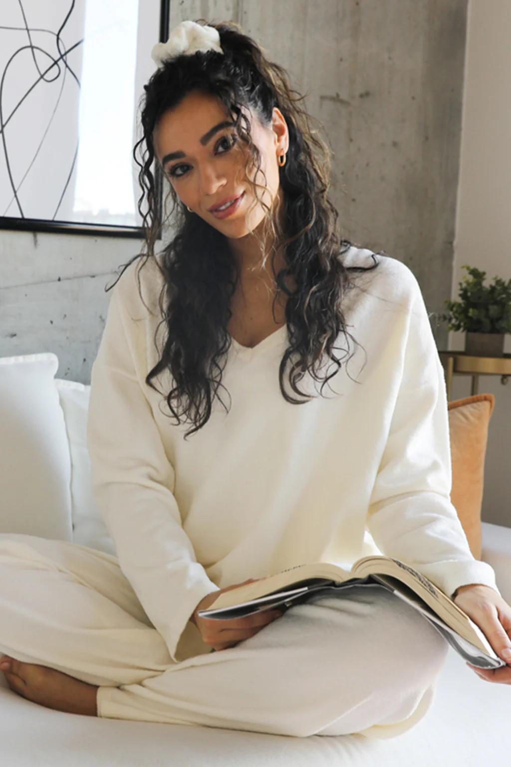 TAKE CARE CLOUD LUXE LOUNGE TOP | Kittenish