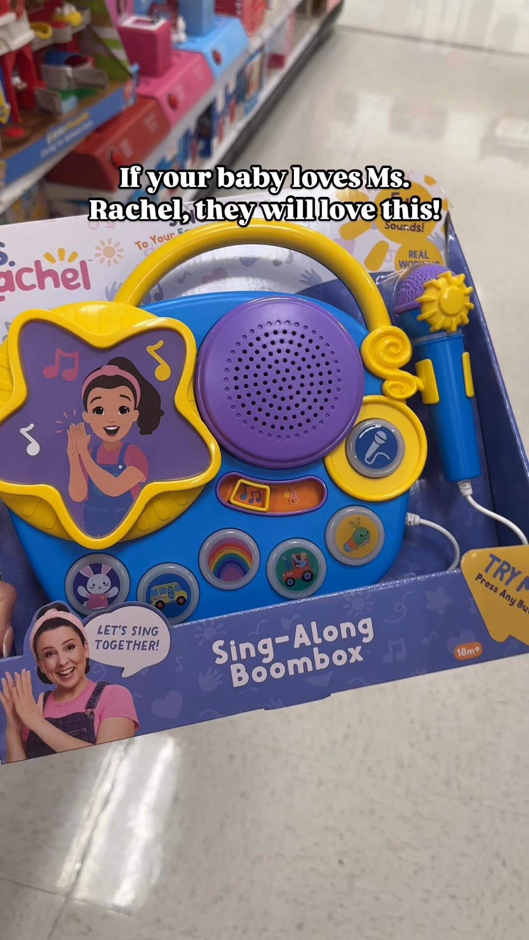 Stumbled upon this sing-along boom box at target and immediately had to grab it my toddler, baby love Miss Rachael so this is perfect!

#LTKWatchNow #LTKBaby #LTKKids