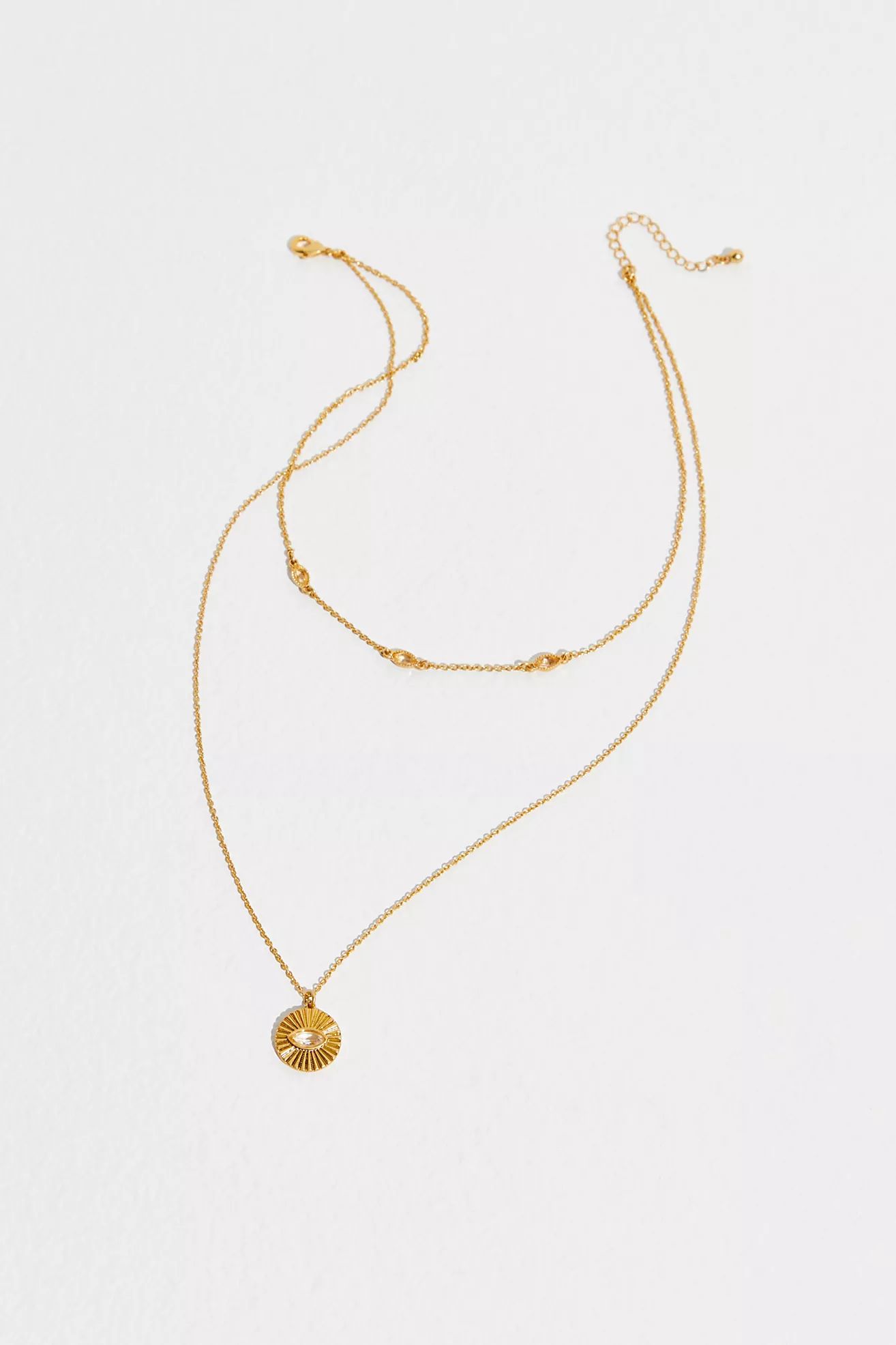 Gold Plated Wish Upon A Star Layered Necklace | Free People (Global - UK&FR Excluded)