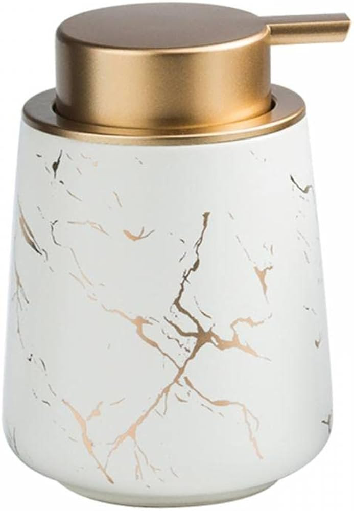 YYW 400ml Cute Ceramic Soap Dispenser, Bathroom Countertop Lotion Dispenser Liquid Hand Soap Disp... | Amazon (US)