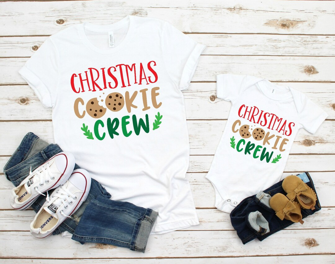 Funny Christmas Onesie® Christmas Cookie Crew Shirt Official - Etsy | Etsy (US)