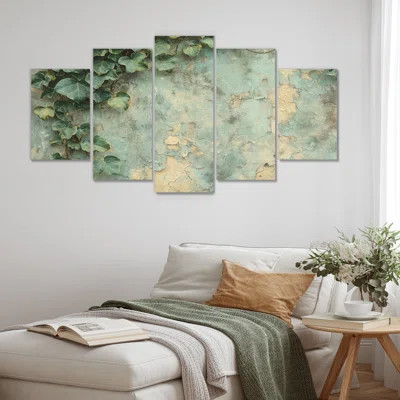 Collage Of Ivy Leaves On AWall III - Of Art - Traditional Wall Art Decor Set Diamond | Wayfair North America