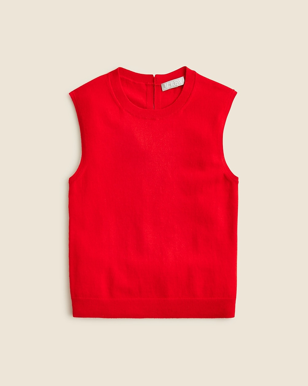 Featherweight cashmere-blend cropped sweater shell | J. Crew US