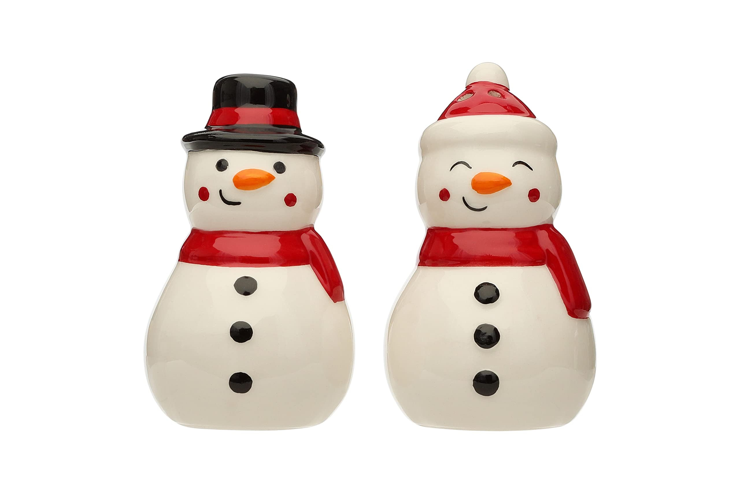 Pearhead Snowmen Shaker Set, Christmas Kitchen Decorations, Holiday Décor For The Home, Christmas Salt And Pepper Shaker Set, Seasonal Must Have Gift | Amazon (US)