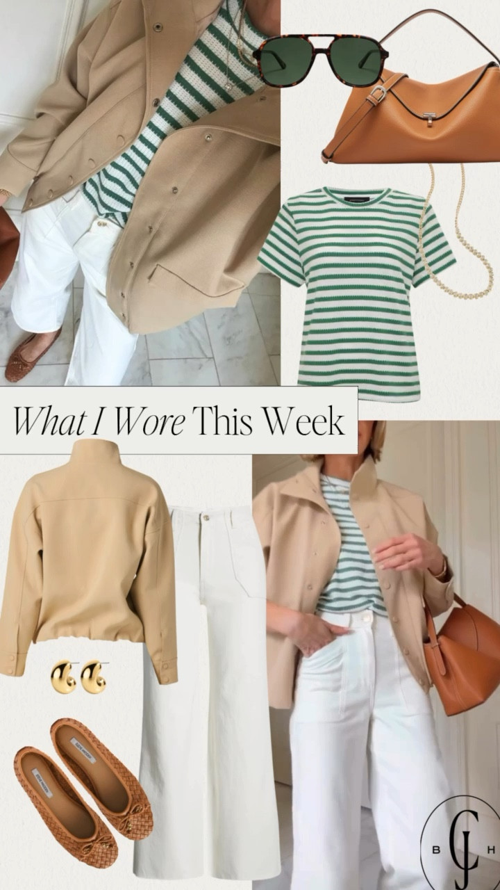 What I wore this week. These jeans are a best seller. Fit tts I'm 5'7 wearing size 25