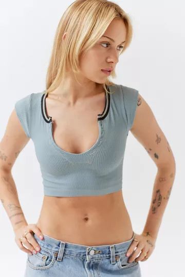 Out From Under Go For Gold Seamless Top | Urban Outfitters (US and RoW)
