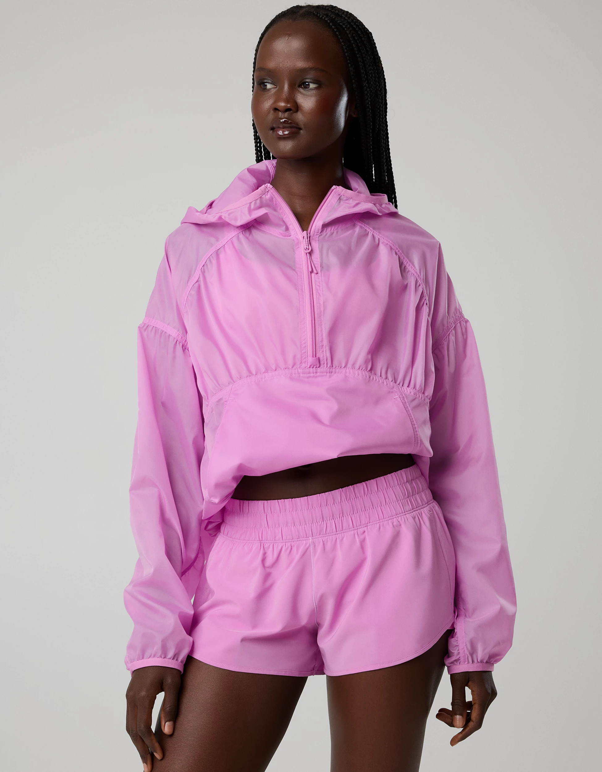 OFFLINE By Aerie Ruched Nylon Quarter Zip | Aerie