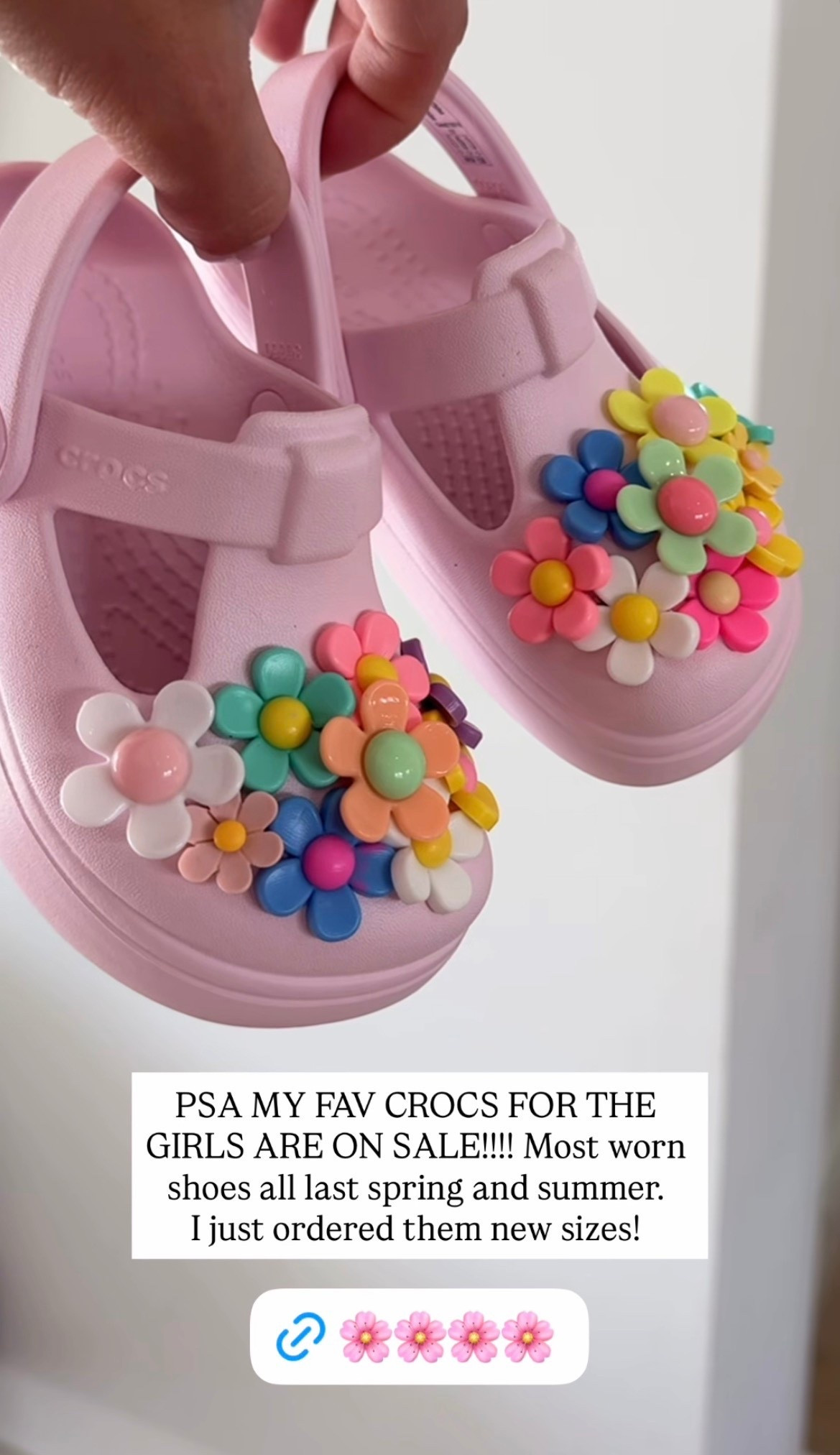 PSA MY FAV CROS FOR THE GIRLS ARE ON SALE!!!! most worn shoes all last spring and summer. I just ordered them new sizes!

#LTKSeasonal #LTKKids #LTKBaby