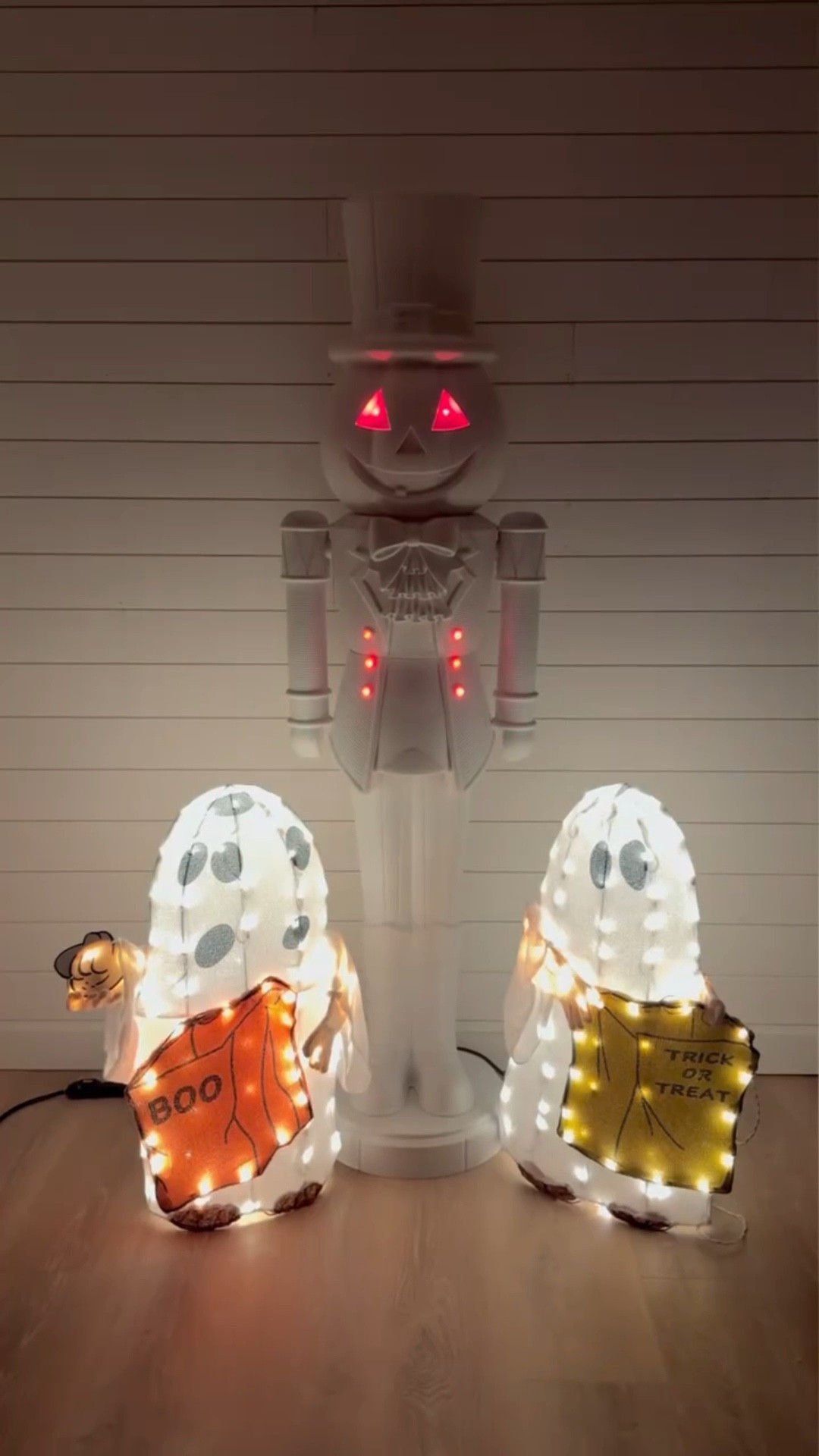 This VIRAL 6ft Pumpkin Nutcracker is giving “DIY or die (of fright)” vibes 👻🖌️. Paint it your way or leave it looking ghostly chic in white. It’s  got motion activated sound and LED buttons that’ll spook your neighbors and make your porch the talk of the block. Paired it with Charlie Brown & the Peanuts gang because honestly, they get it. 🎃💀


#LTKStyleTip #LTKHome #LTKSeasonal