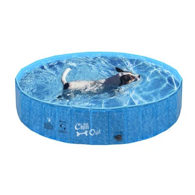 Pet Swimming Pool For Kids And Dogs Foldable Portable 3 Sizes | Wayfair North America