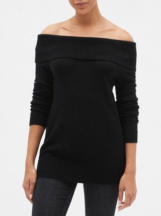 Ribbed Off-Shoulder Sweater | Gap Factory
