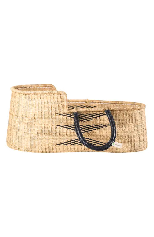 Design Dua Prism Bilia Bassinet in Natural & Black at Nordstrom | Nordstrom