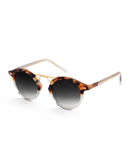 KREWE St. Louis Round Sunglasses | Neiman Marcus