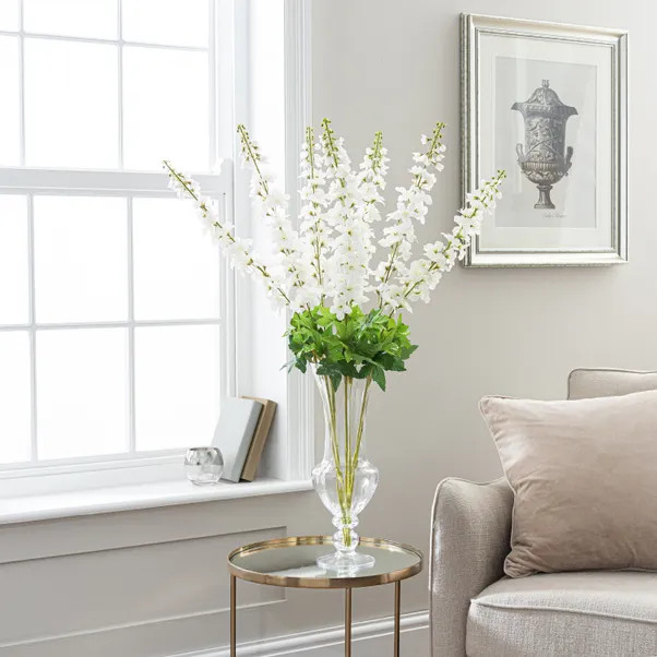Delphinium Cream Spray 92cm | Dunelm (migrated)