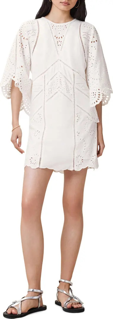 AllSaints Luci Eyelet Embroidered Minidress | Nordstrom | Nordstrom