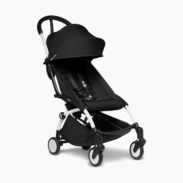 Babyzen YOYO2 Stroller Bundle in White Frame/Black Color Pack Size 20.5"" x 17.3"" x 7.1 | Babylist