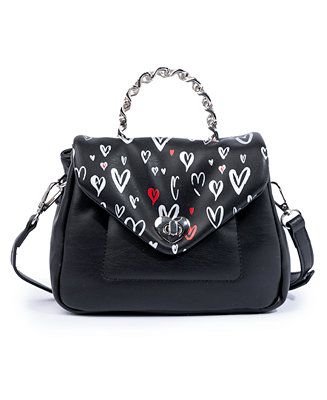 Leo Graffiti Hearts Mini Top Handle | Macy's