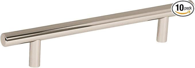 Amerock | Cabinet Pull | Polished Nickel | 5-1/16 inch (128 mm) Center to Center | Bar Pulls | 10... | Amazon (US)