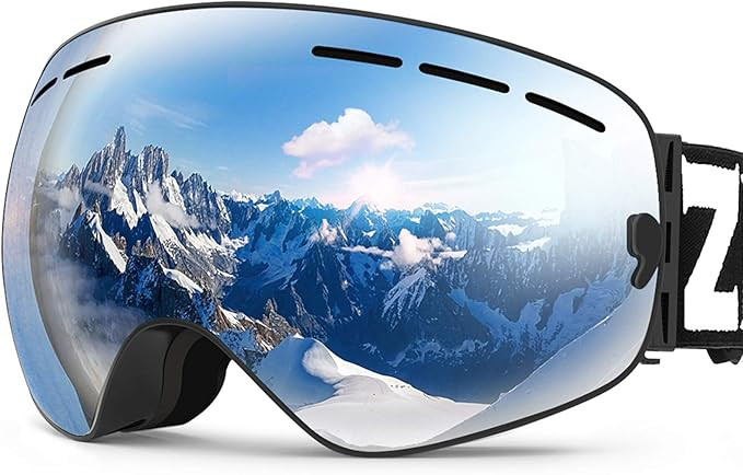 ZIONOR X Ski Snowboard Snow Goggles OTG Design for Men Women with Spherical Detachable Lens UV Pr... | Amazon (US)