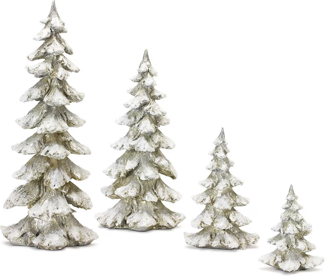 Melrose 84004 Christmas Tree, Set of 4, 18-inch Height, Resin | Amazon (US)