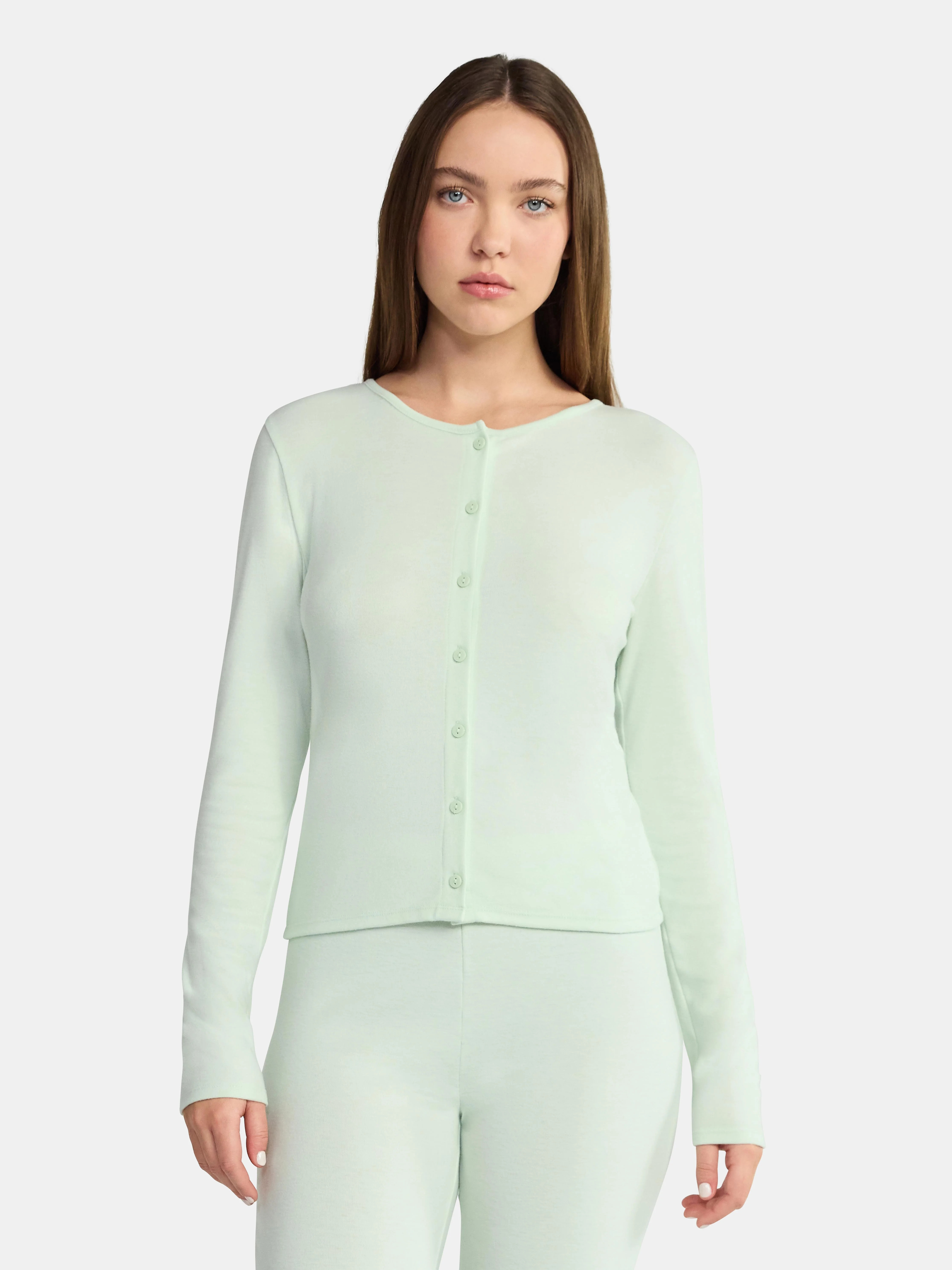 No Boundaries Sleep Button Front Cardigan, Women's | Walmart (US)