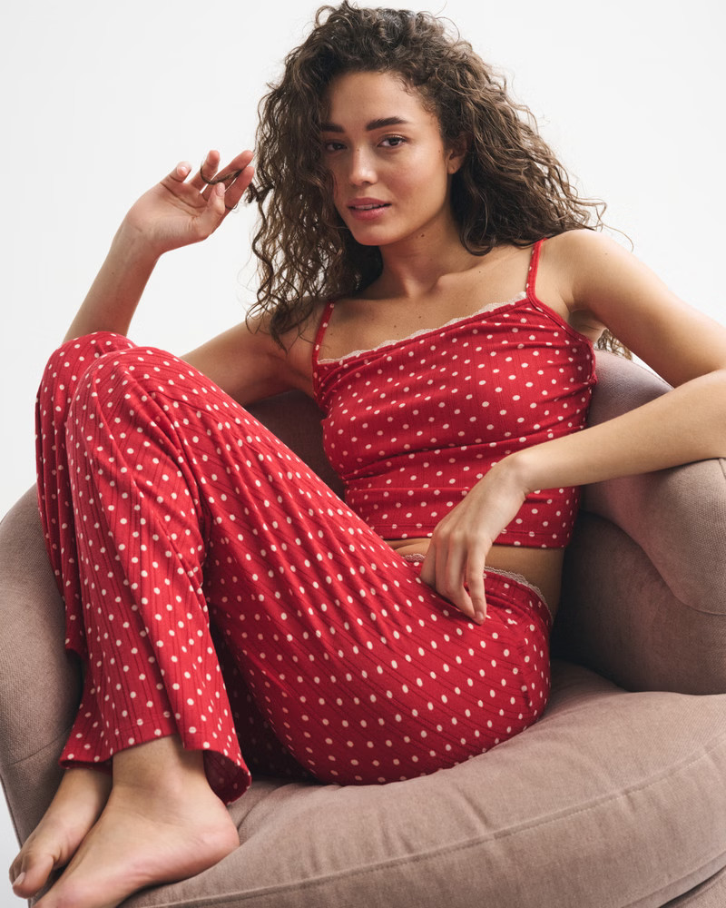 Women's Pointelle Sleep Pant | Women's New Arrivals | Abercrombie.com | Abercrombie & Fitch (US)