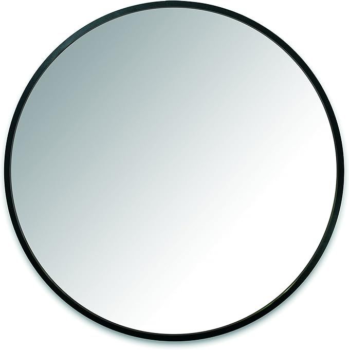 Umbra Hub Wall Mirror With Rubber Frame - 37-Inch Round Wall Mirror for Entryways, Washrooms, Liv... | Amazon (US)