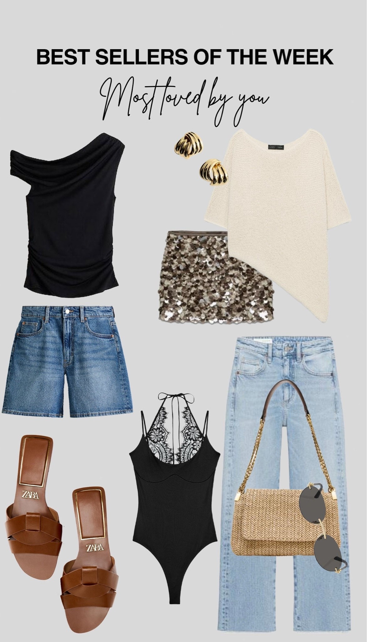 Best sellers of the week 🙋🏼‍♀️

#bestseller #jeans #sandals #sequinskirt #summerstyle

#LTKsummer #LTKstyletip #LTKshoes