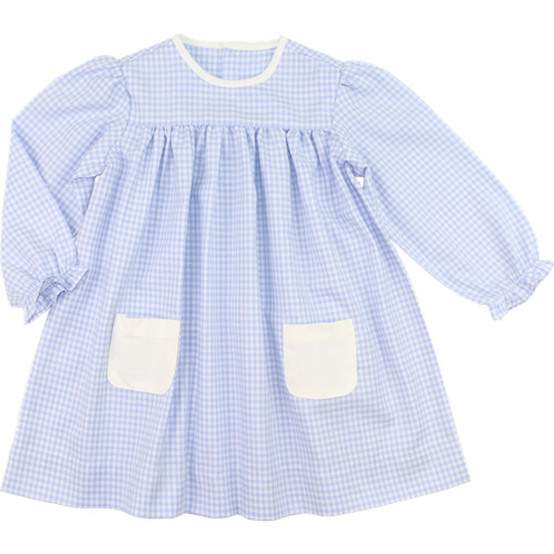 Blue Gingham Pocket Dress | Cecil and Lou