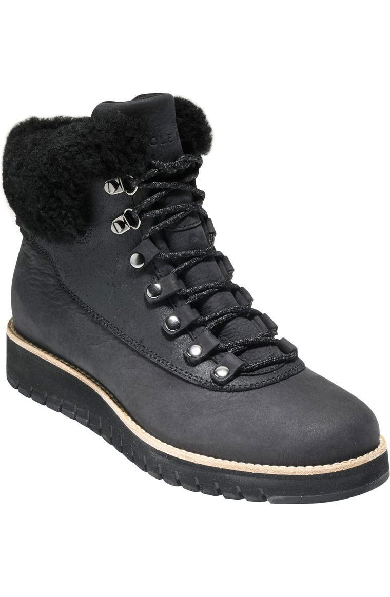 GrandExpløre Genuine Shearling Trim Waterproof Hiker Boot | Nordstrom