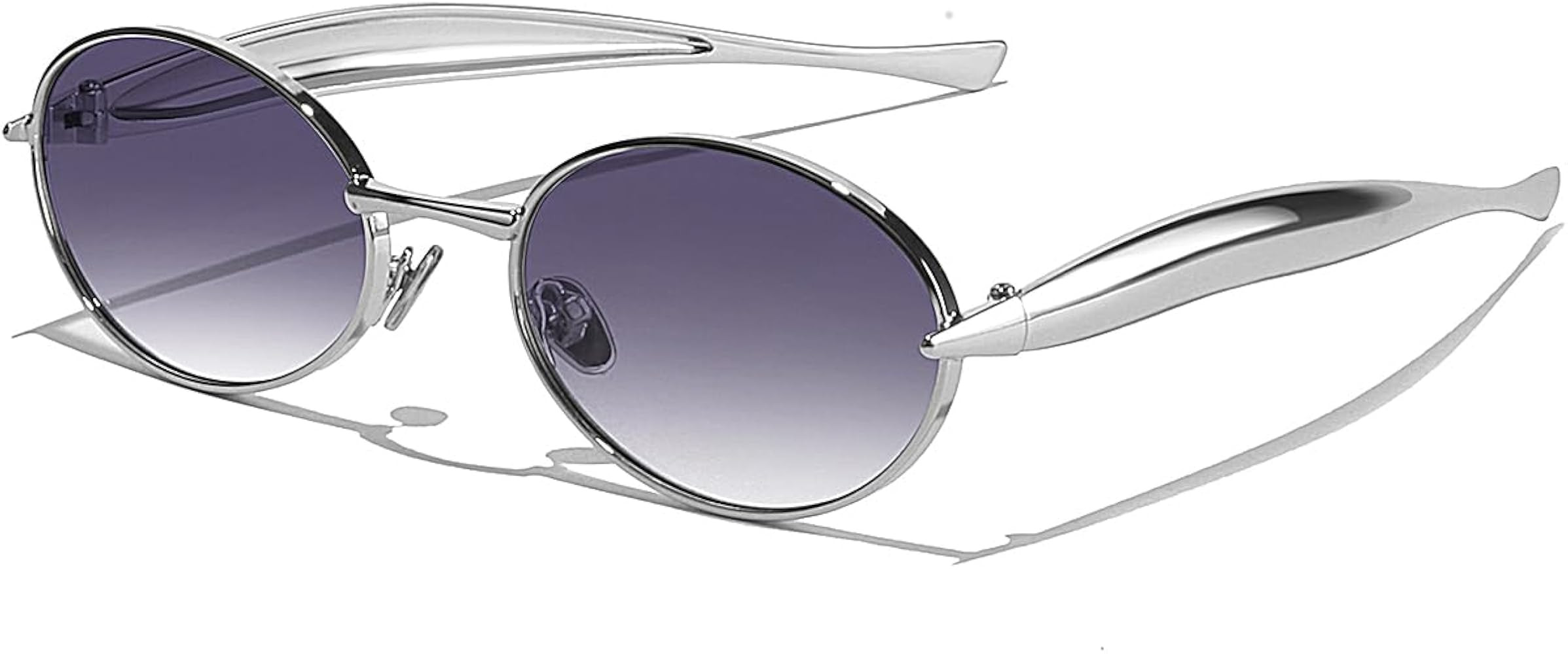 Lentes de sol ovalados retro para mujeres y hombres, tonos clásicos de los años 90 con protecci... | Amazon (US)