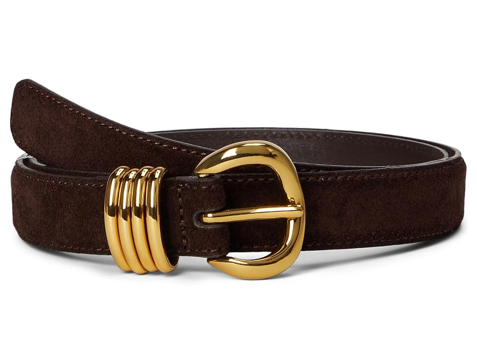 Madewell Suede Inez Belt Women's Belts Coffee Bean : SM, Leather/Suede | Zappos
