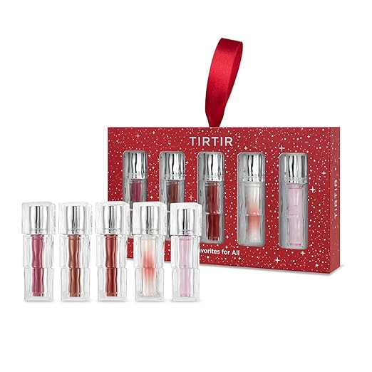 TIRTIR Holiday Lip Stain Gift Set | 12H Lasting Korean Lip Gloss Stocking Stuffers for Women, set... | Amazon (US)